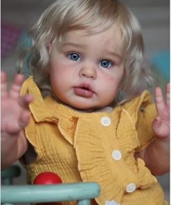 Anano Giant 24 Inch Realistic Baby Doll – Lifelike Reborn Baby Girl with Real Infant Skin Texture, Complete Feeding Accessories for Ages 3+ 2