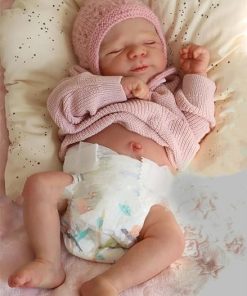 Zero Pam Realistic Reborn Baby Dolls, 20 Inch Lovely Newborn Baby Dolls Full Body Girl Soft Vinyl, Anatomically Correct Baby Doll with Full Accessories
