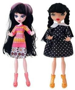 Fashion Dolls 11.5-Inch Halloween Ghouls & Accessories Girl Gift DIY Toys, for Ages 3