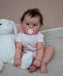 iCradle Lovely Real Look Reborn Baby Doll Girl 20 inch 50 cm Silicone Baby Doll Realistic Newborn Doll Toy for Ages 3+