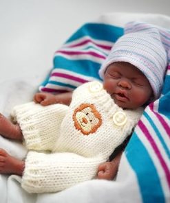Reborn Baby Doll Girl 7 Inch Silicone Doll Mini Realistic Newborn Baby Dolls Silicone Full Body Stress Relief for Adults Hand Made with Feeding & Bathing Accessories 2