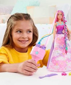 Barbie -Doll Magical Braided Hair Rainbow Hair Extensions Twist Tool Accessories JCW55 2