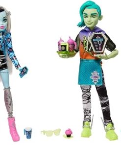 Monster High Coffee Break Frankie Stein & Deuce Gorgon Doll Set