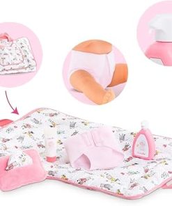 Corolle – 2-in-1 Changing Accessories Set – 5Piece Play Set for 14″ & 17″ Baby Dolls, Multicolor 2