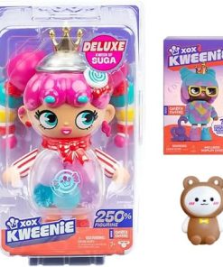 XOX Kweenie Deluxe Kween of Suga 250% 11″ Large Collectable Figurine and Quirky Kweens Collectable Doll Toys Series Includes Display Case Bundled Gift Set (2024 New Toys)