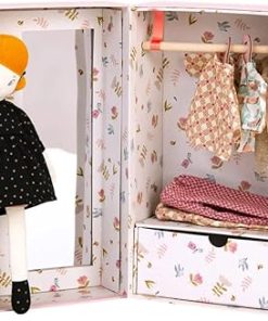 Mademoiselle Blanche’s Little Wardrobe Suitcase and Doll
