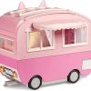 Na! Na! Na! Surprise Kitty-Cat Camper Playset, Pink Toy Car Vehicle for Fashion Dolls with Cat Ears & Tail, Opens to 3 Feet Wide for 360 Play, 7 Areas, Accessories, Gift for Kids Ages 5 6 7 8+ Years