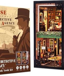 Wizardi Book Nook Miniature – Rose Detective Agency Roombox Kit