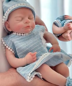 13inch Full Silicone Reborn Baby Doll Timothy, Soft Full Body Silicone Doll Lifelike Washable Reborn Doll Present Collectible Doll- not Vinyl Doll