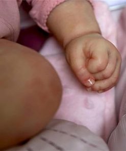Zero Pam Realistic Reborn Baby Dolls Maddie Girl, 20 Inch Real Life Baby Dolls Silicone Full Body,Lifelike Newborn Baby Dolls That Look Real Toddler Anatomically Correct Dolls for Kids 2