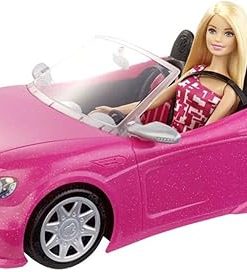 Mattel Barbie Doll and Glam Convertible Car