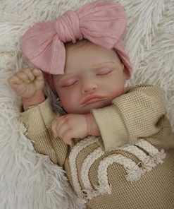 Pinky Reborn Lifelike Baby Dolls,20 Inch Adorable Newborn Baby Doll Real Life Baby Dolls Toy Accessories Birthday Gift for Age 3+ 2