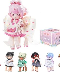 BJD Dolls Blind Box,Kawaii BJD Dolls Penny’s Treasure Box Series-Dream Tea Party 1/12 Ball Jointed Doll Collectable Action Figure Posable Dress Up Doll for Girls Gift Toys