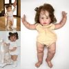 deAO Baby Doll Set with Crib Bed High Chair Stroller Baby Doll Accessories 35 Pieces Play Set Birthday for Girls Boys Kids 4