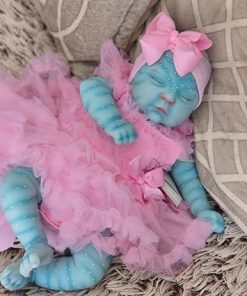 Zero Pam Reborn Avatar Baby Dolls Silicone Full Body – 20 Inch Realistic Baby Dolls That Look Real Avatar Doll, Lifelike Baby Doll Anatomically Correct, Sleeping Girl Babies for Kids 2
