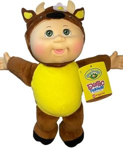 Cabbage Patch Kids Collectible Cuties Exotic Friends 9-Inch Briggs Bull Reindeer Baby Doll, Brown 2