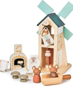 Tender Leaf Toys – Penny Windmill – Adorable Wooden Rotating Windmill with Toy Mouse Family and Accessories – Imaginative Play Set – Develop Creative Storytelling – Improve Fine Motor Skills – Age 3+ 2