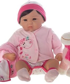 Paradise Galleries 19 Inch Realistic Reborn Baby Girl Doll with Soft Lifelike Hair 9 Piece Gift Set for Kids Ages 3 and Up – Tall Dreams