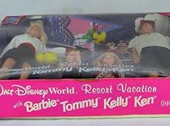 Disneyland Resort Vacation Gift Set Mattel Barbie Tommy Kelly Ken 2