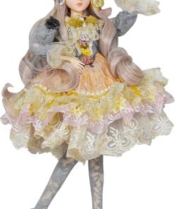 Proudoll 1/3 BJD Doll 60cm – 24″ Princess Carrera SD Ball Jointed Dolls, Customized Doll Body with Clothes Outfit Set