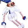 Kitchen Witch Doll, Hanging Scary Clown Doll Creepy Dolls with Creepy Appearance for Horror Themed Activities