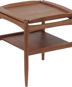 1:6 Scale Dollhouse Miniature min Simulation Solid Wood Coffee Table,Side Table Model,bjdob11blythegsc Furniture Accessories (Yellow)