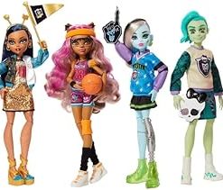 Monster High Draculaura Clawdeen Frankiestein Doll Ghoul Spirit 6 Pack