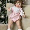 26 Inches Realistic Reborn Toddler Baby Doll Lifelike Silicone Soft Vinyl Girl Doll Newborn Baby Doll Toy for Kids Ages 3+ Cuddling