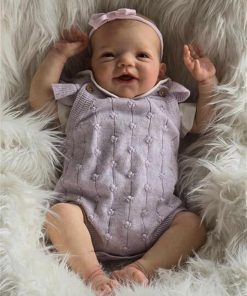 Zero Pam Realistic Reborn Baby Dolls, 20 Inch Lovely Newborn Baby Dolls Full Body Girl Soft Vinyl, Anatomically Correct Baby Doll with Full Accessories