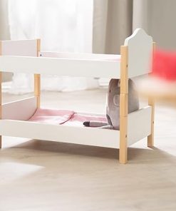 Doll Bunk Bed Set: Scarlett – Crown & White – Includes Blankets & Pillow, Separable Bunk Bed, Children’s Pretend Play, Ages 3+ 2