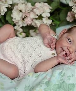 Zero Pam Realistic Reborn Baby Dolls Full Body Girl Anatomatic Correctness Baby Dolls 20 Inch Real Life Silicone Baby Doll Posable Realistic Baby Dolls with Accessories