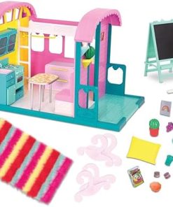 Glitter Girls – GG Doll House Playset with Furniture and Home Accessories – Kitchen, Oven, and Patio – 14-inch Doll Clothes and Accessories for Kids Ages 3 and Up