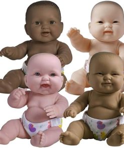 JC Toys 14″ Lots to Love Babies with Different Skin Tones and Poseable Bodies – Set of 4