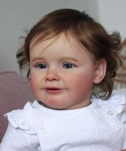 Anano Chubby Reborn Baby Dolls That Look Real 24 Inch Reborn Toddler Doll Lifelike American Life Size Baby Girl Cute Handmade Silicone Babies Real Life Looking Simulated Infant 2