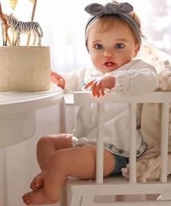 Pinky Reborn Toddler Dolls Girl 24 Inch Toddler Silicone Reborn Doll Newborn Babies Toy for Xmas Gifts