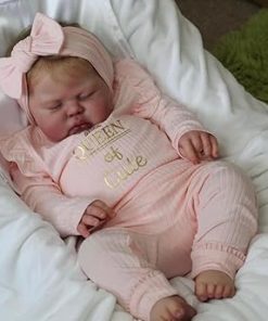 Zero Pam Real Life Reborn Baby Dolls Realistic Girl Soft Cloth Body, 24 inch Newborn Girl Big Size Silicone Baby Dolls Handmade Lifelike Weighted Vinyl Reborn Asleep Toddler with Accessories for Kids 2