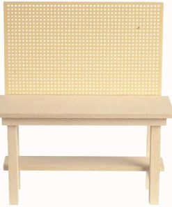 Melody Jane Dollhouse Shed Garage Workbench Tool Bench Miniature Garden Furniture 2