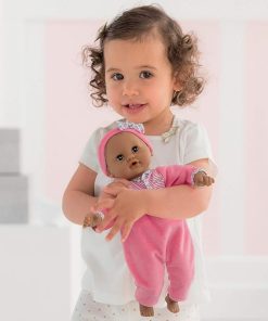 Corolle Bébé Calin Maria Baby Doll – 12″ Soft Body Doll with Pink Outfit, Sleeping Eyes That Open and Close, Vanilla Scented, Mon Premier Poupon Collection for Ages 18 Months and up 2