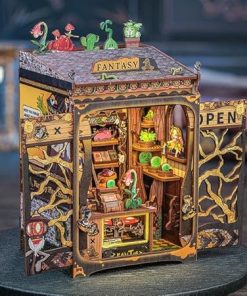 Wizardi Miniature Roombox Kit – Fantacy Plant Shop Dollhouse Kit