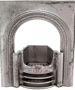 Melody Jane Dolls Houses Dollhouse Small Parlour Grate & Surround Kit Metal Fireplace Accessory 1:12