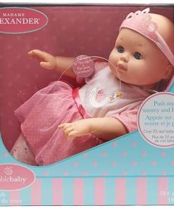 Madame Alexander 14″ Babble Baby Pink Swan Doll 2