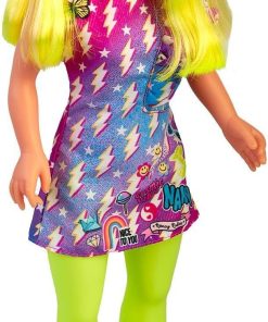 Neon Fashion Doll with Yellow Hair, 16″ Doll 2