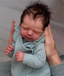 Zero Pam Reborn Baby Dolls-18 in Realistic Baby Doll 3D Painted Skin Cloth Body Real Life Babys Dolls Lifelike Newborn Babies Silicone Reborn Dolls with Accessories