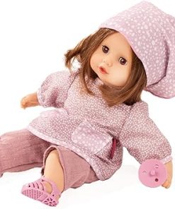 Gotz Muffin Soft Mood 13″ Cuddly Baby Doll with Brown Hair to Wash and Style