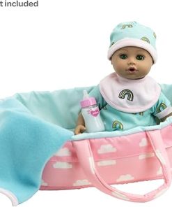 Adora Playtime Baby Essentials Rainbow Doll Accessories, 7-Piece Doll Playset Best for 13″ Baby Dolls, Birthday Gift for Ages 3+ 2