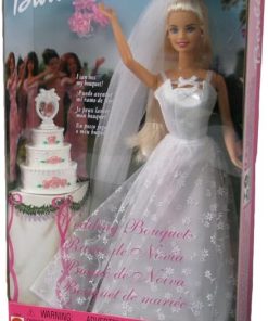 Wedding Bouquet Barbie Doll 2001 Mattel #52649 2