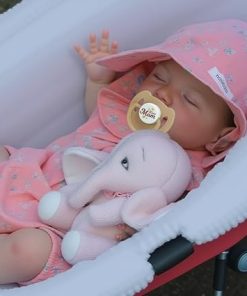 BABESIDE Lifelike Reborn Baby Dolls – 20-Inch Soft Full Vinyl Body Realistic-Newborn Sleeping Baby Girl Doll with Toy Accessories Gift Set for Kids & Collection 2