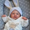 Zero Pam 17 Inch Real Life Reborn Baby Dolls Boy Eyes Open,Real Looking Newborn Baby Dolls Full Body Vinyl Silicone Boy Doll That Looks Real Anatomically Correct Infant Babies Doll Bebe Reborn