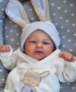 Zero Pam 17 Inch Real Life Reborn Baby Dolls Boy Eyes Open,Real Looking Newborn Baby Dolls Full Body Vinyl Silicone Boy Doll That Looks Real Anatomically Correct Infant Babies Doll Bebe Reborn
