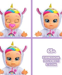 Cry Babies First Emotions Dreamy Interactive Baby Doll with 65+ Emotions and Baby Sounds, Girls & Kids Age 3+, Multi 2